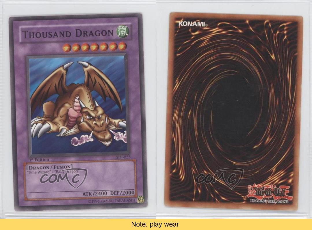 2004 YuGiOh! Starter Deck Joey 1st Edition SDJ023 Thousand Dragon