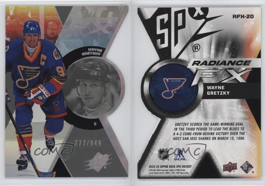 2023-24 SPx Radiance F/X Legends /949 Wayne Gretzky #RFX-20 HOF