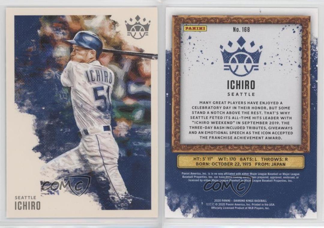 Panini Diamond Kings Sp Ichiro Suzuki Ichiro 168 Ebay
