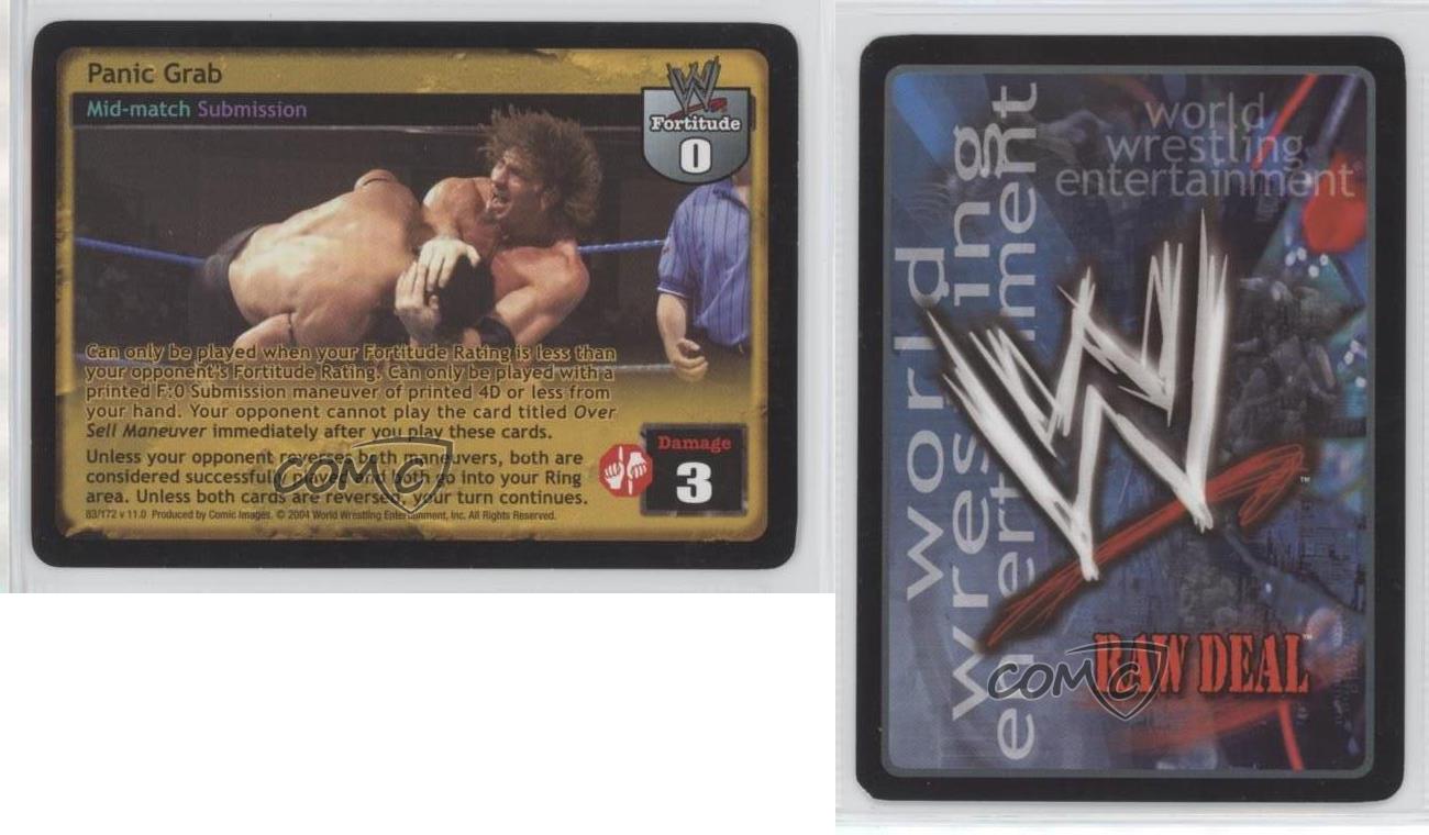 2004 WWE Raw Deal Trading Card Game Expansion 11: Divas Overload Panic Grab - Picture 3 of 3
