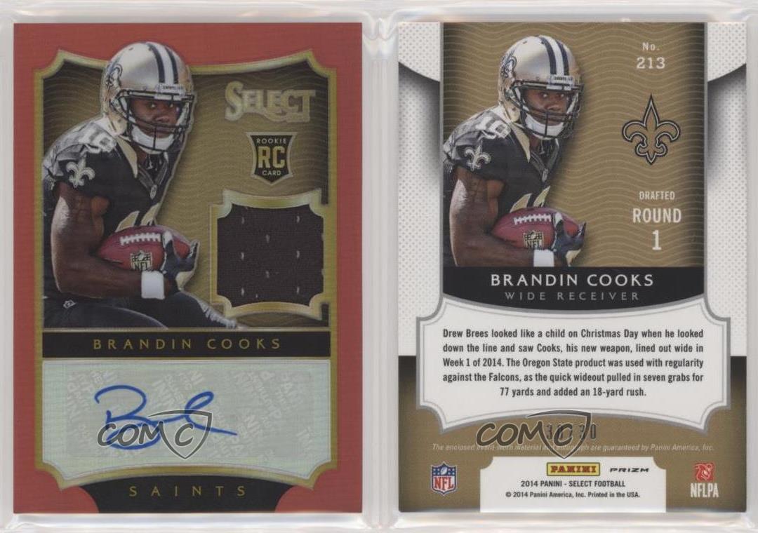 2014 Panini Prizm Brandin Cooks Jersey Rookie Football Card for Sale in  Miami, FL - OfferUp