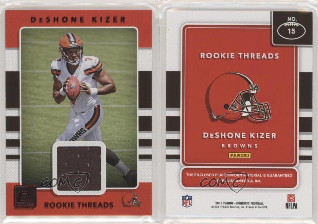 Deshone Kizer 2017 Panini Xr Jersey Auto Red Rc #d 13/15