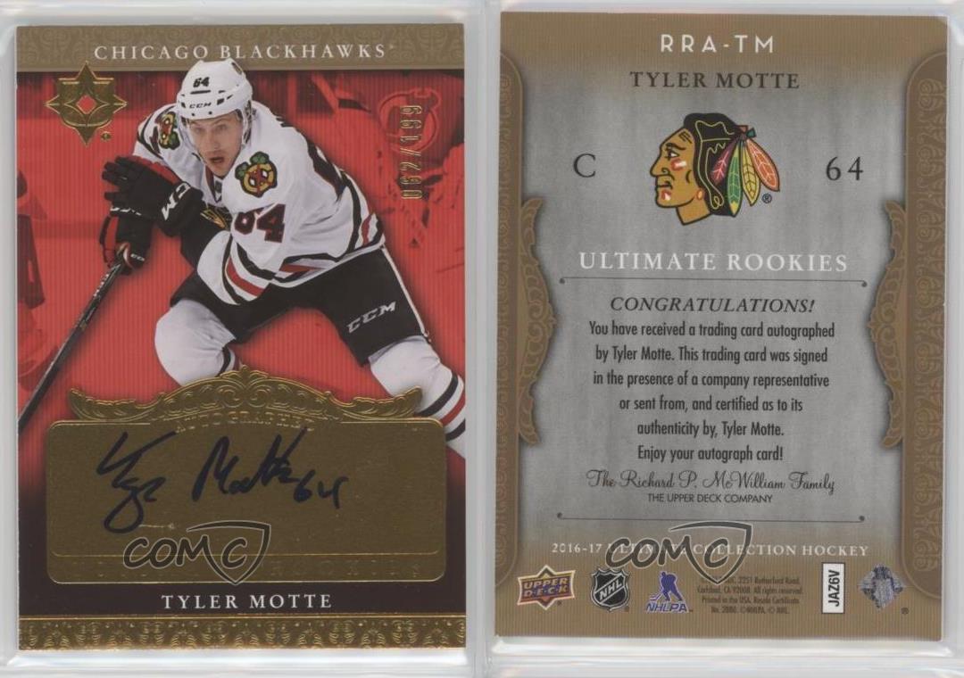 2016-17 Ultimate Collection 2006-07 Retro Rookie Tier 1 /199 Tyler Motte Auto RC