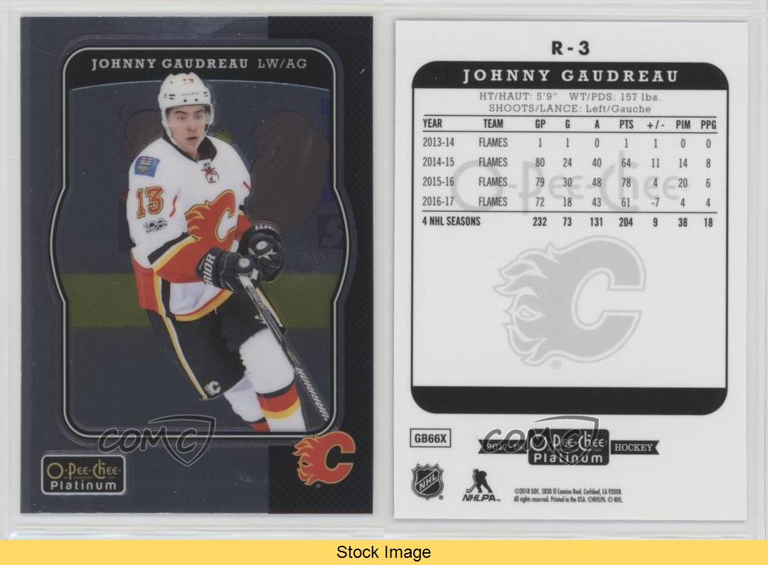 2017-18 O-Pee-Chee Platinum Retro Johnny Gaudreau #R-3 - Picture 3 of 6