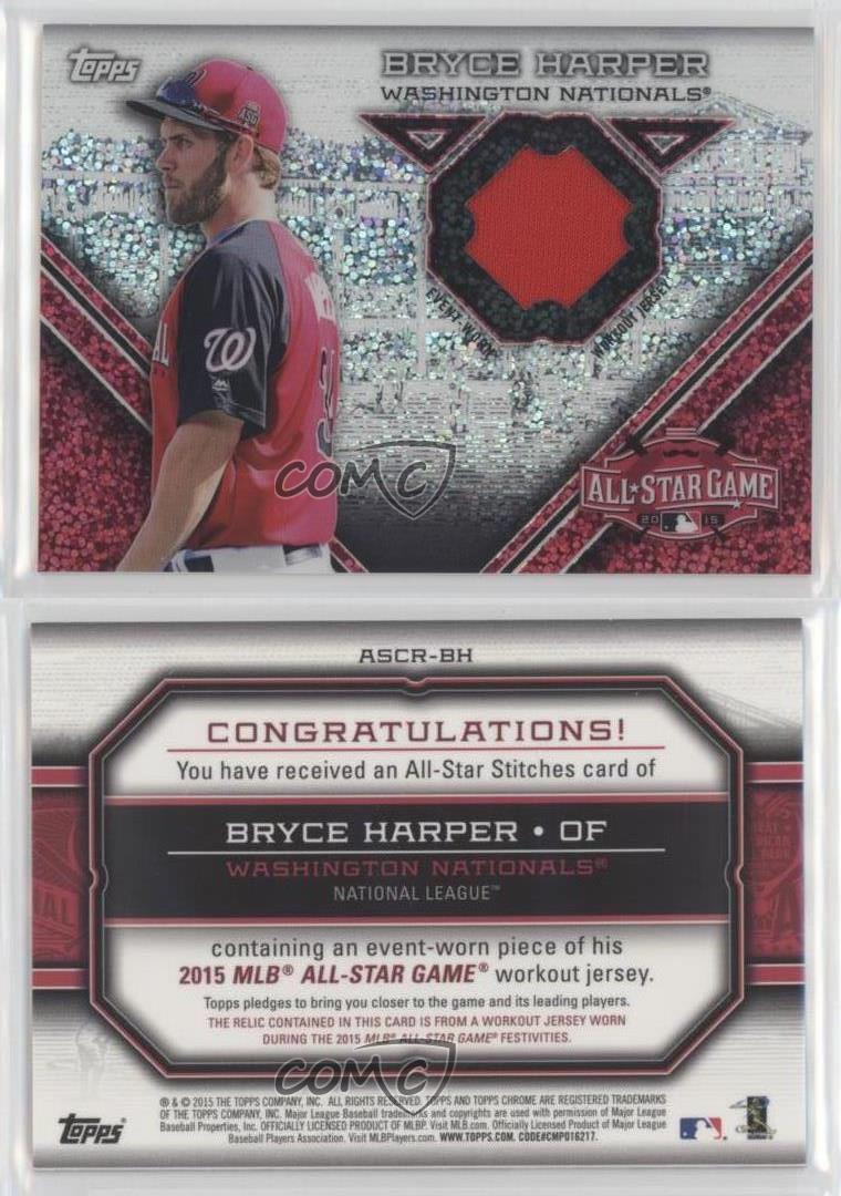 Bryce Harper 2015 Topps All Star Game Jersey