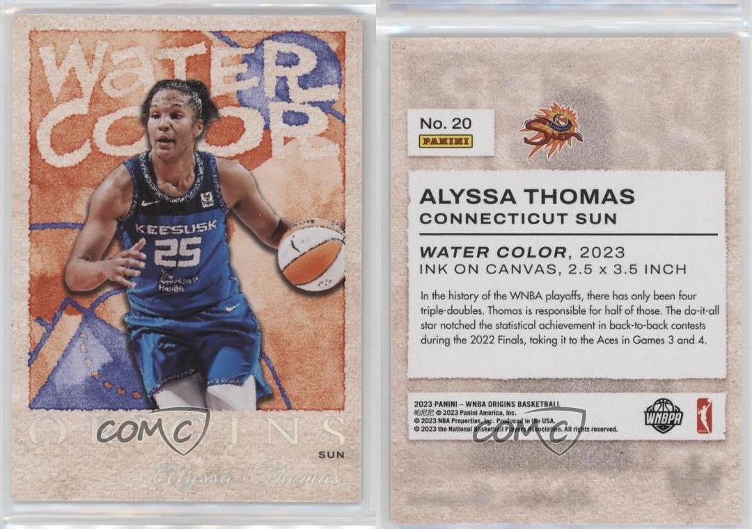 2023 Panini Origins WNBA Water Color Alyssa Thomas #20 - Picture 3 of 3