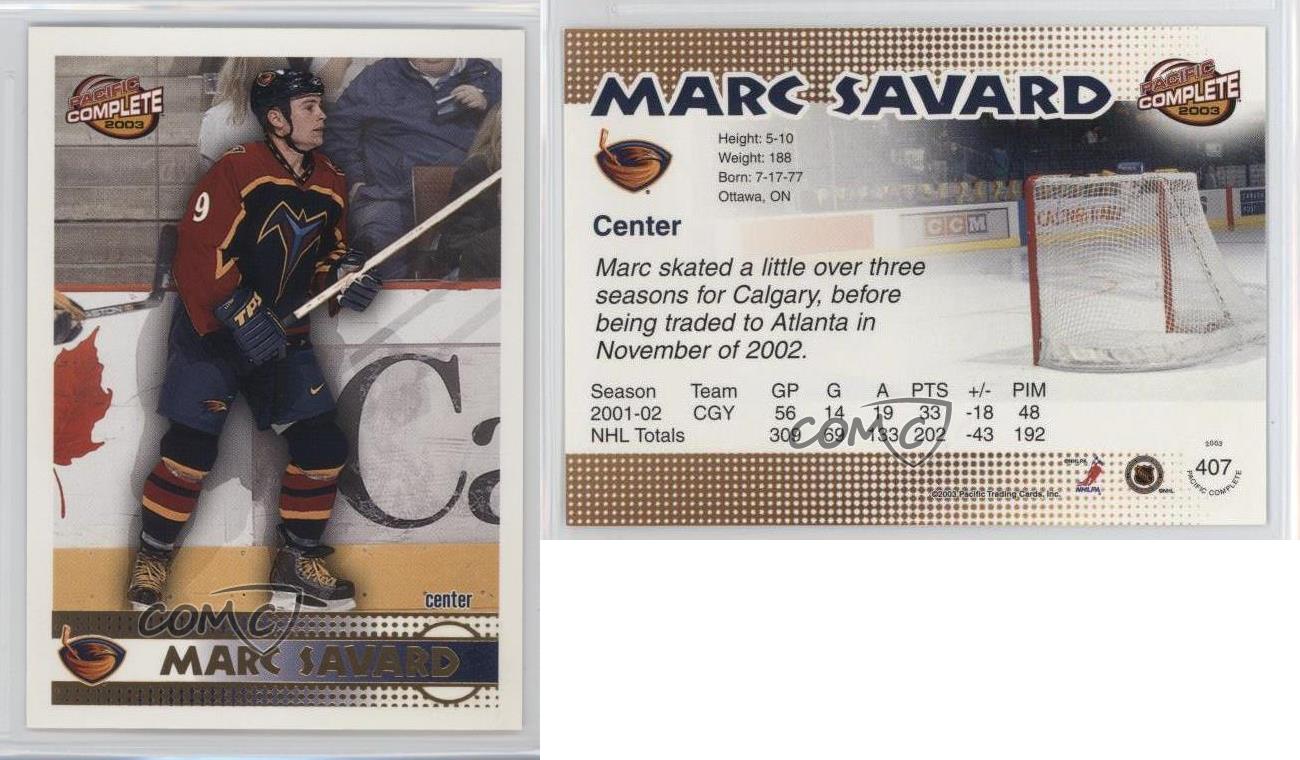2002-03 Pacific Hockey #59 Marc Savard