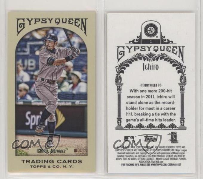 2011 Topps Gypsy Queen Mini Ichiro Suzuki Ichiro #1.1