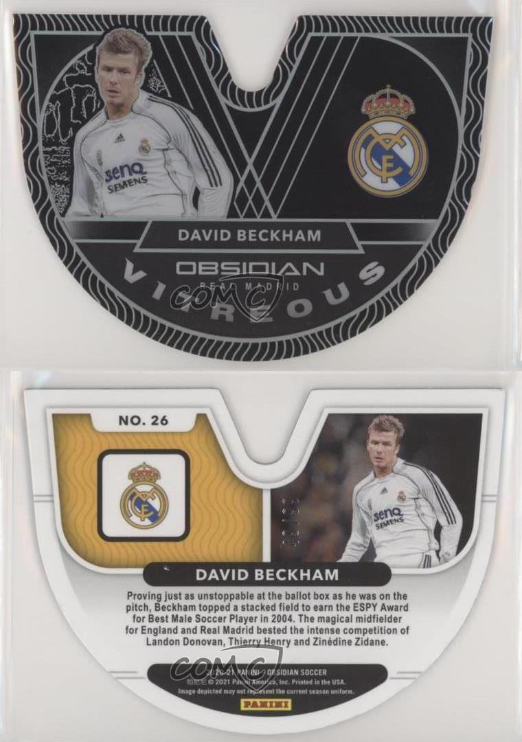 2020-21 Panini Obsidian Vitreous /99 David Beckham #26 | eBay