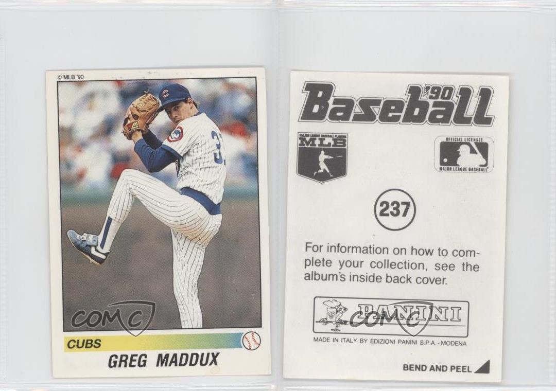 2019 Panini Diamond Kings DK Flashbacks #DKF-GM Greg Maddux Chicago Cubs Baseball Card