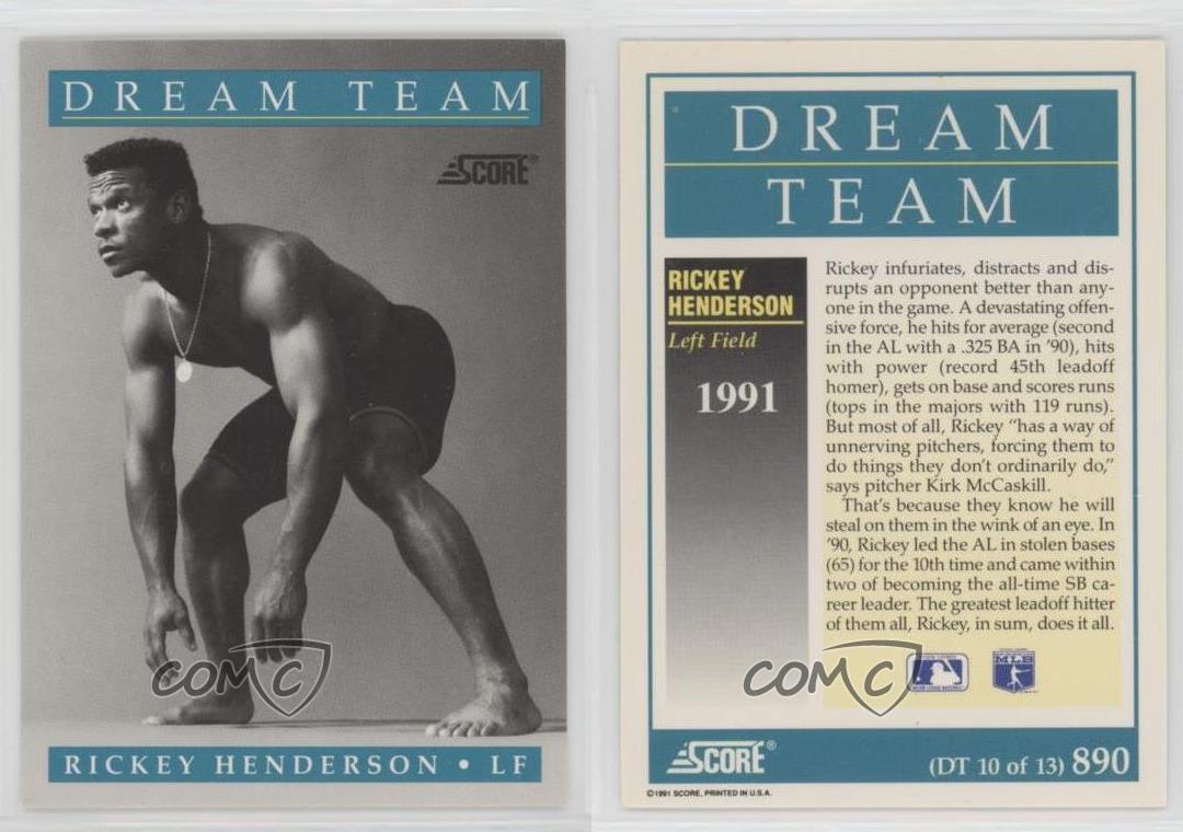 1991 Score 890 Rickey Henderson NM/M (Near Mint/Mint) at 's