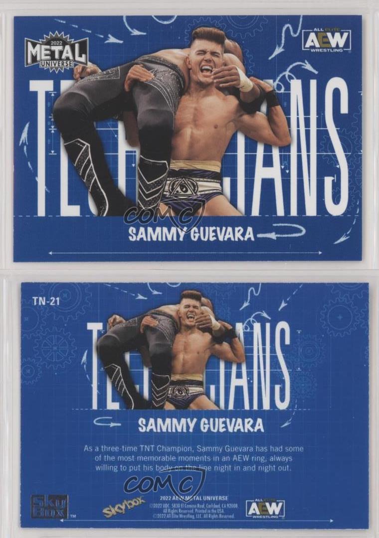 2022 Skybox Metal Universe AEW All Elite Wrestling Technicians Sammy Guevara