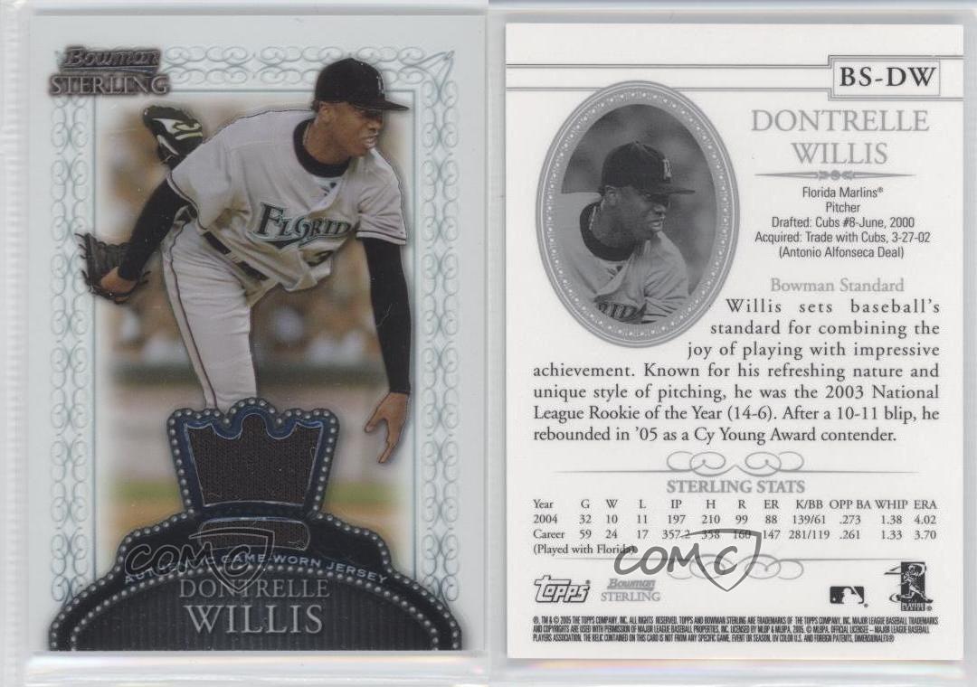 Dontrelle Willis 2005 Topps Bowman Sterling #BS-DW Card