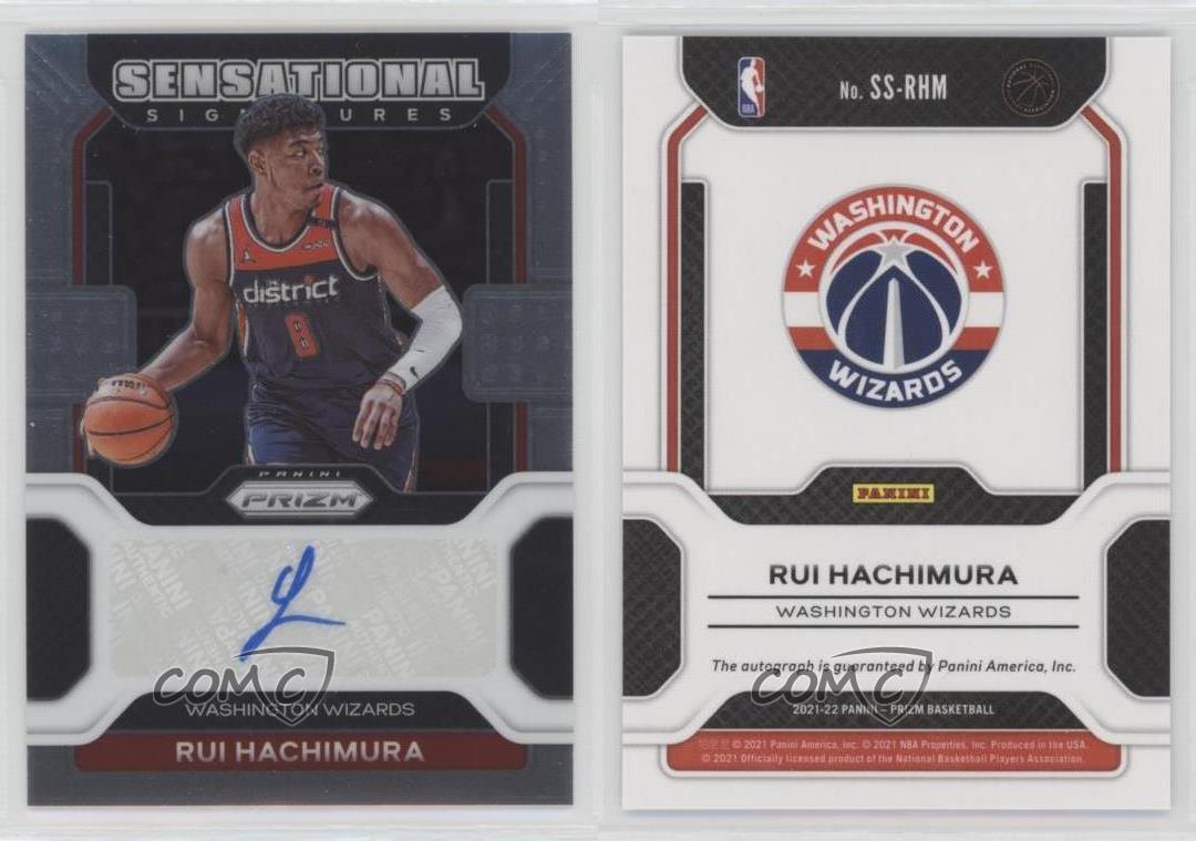 2021-22 Panini Prizm Sensational Signatures Rui Hachimura #SS-RHM ...