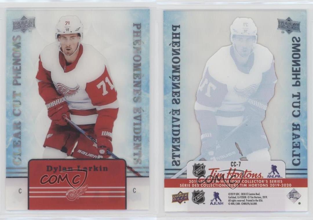 2019-20 Upper Deck Tim Hortons Collector's Series Clear Cut Phenoms Dylan Larkin - Picture 3 of 7