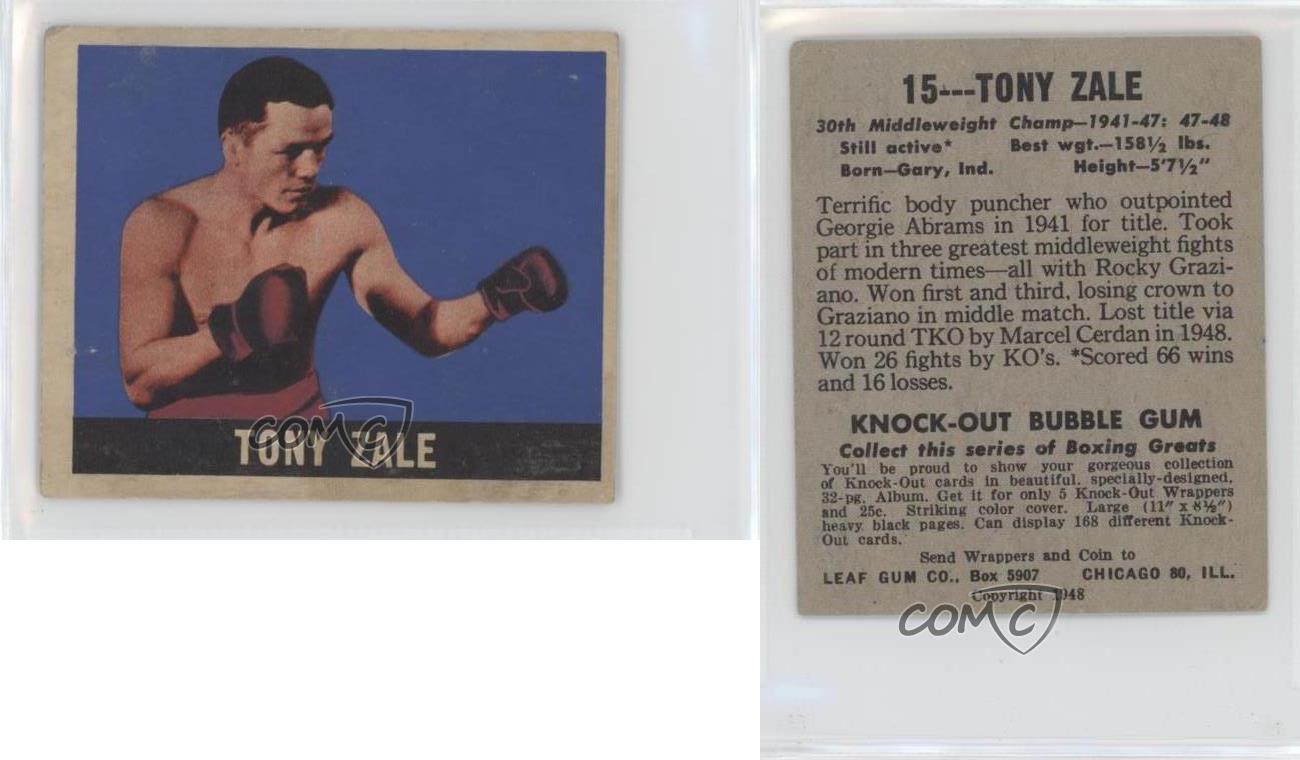 1948 Leaf Tony Zale #15
