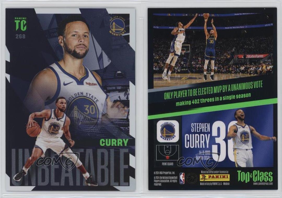 2023-24 Panini NBA Top Class - Unbeatable Stephen Curry #268