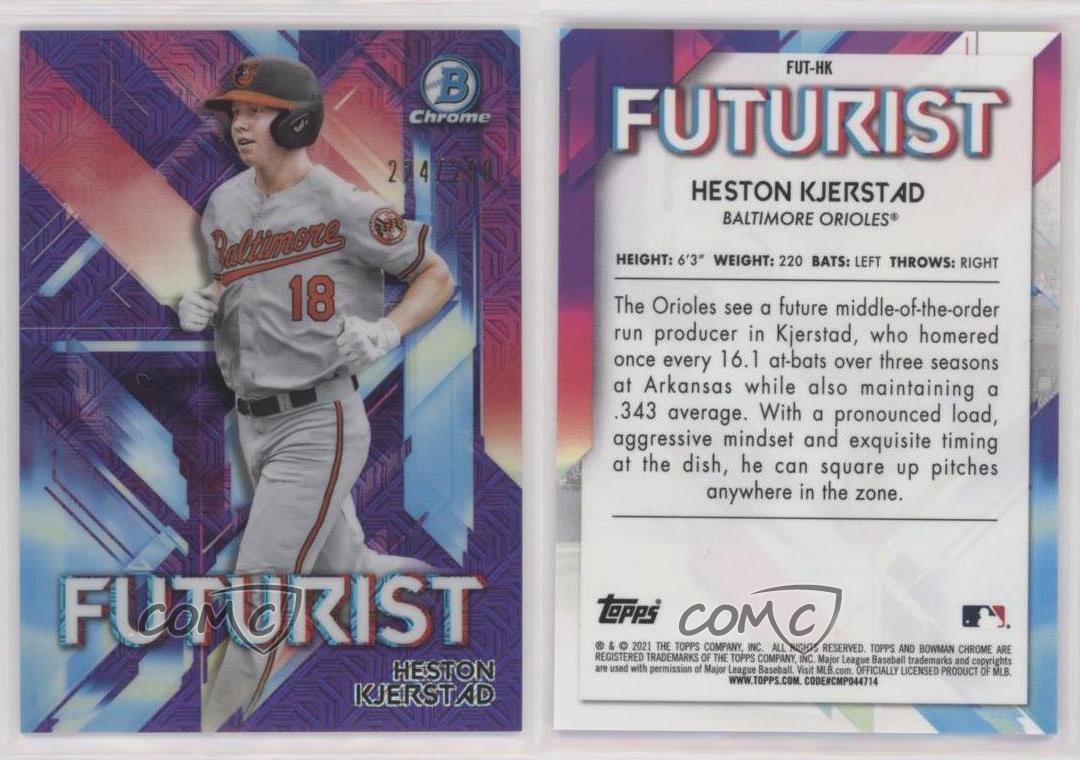  2021 Bowman Futurist Refractor #FUT-HK Heston Kjerstad