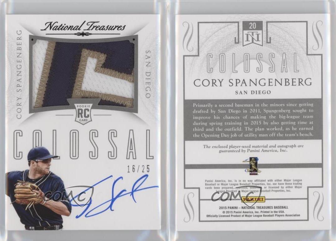 Cory Spangenberg 2019 Team-Issued or Game-Used Spring Training Jersey  (PRE-SALE)