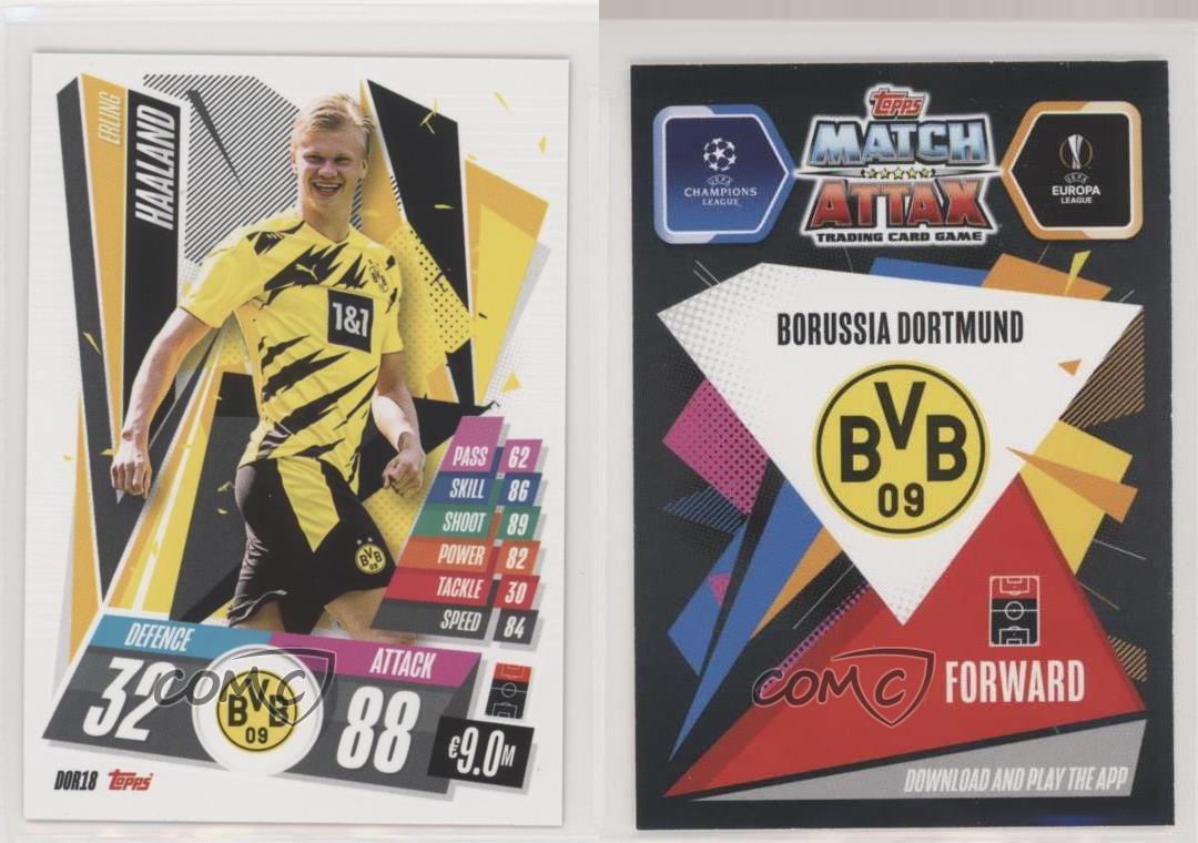 Match Attax 2020/21 Borussia Dortmund insignia con el logotipo de tarjeta 
