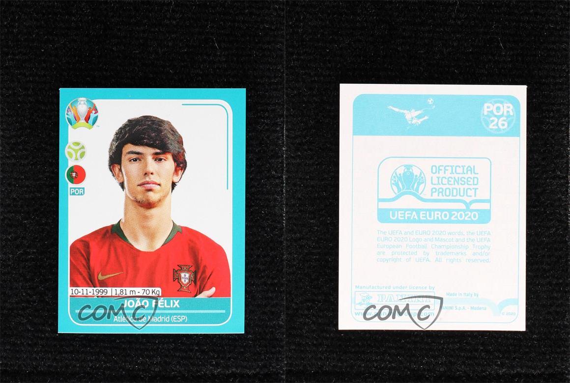 Oggetti di collezionismo sportivo PANINI EM 2020 Preview Joao Felix por26  Portogallo UEFA EURO 2021 rookie Sticker YO5363496