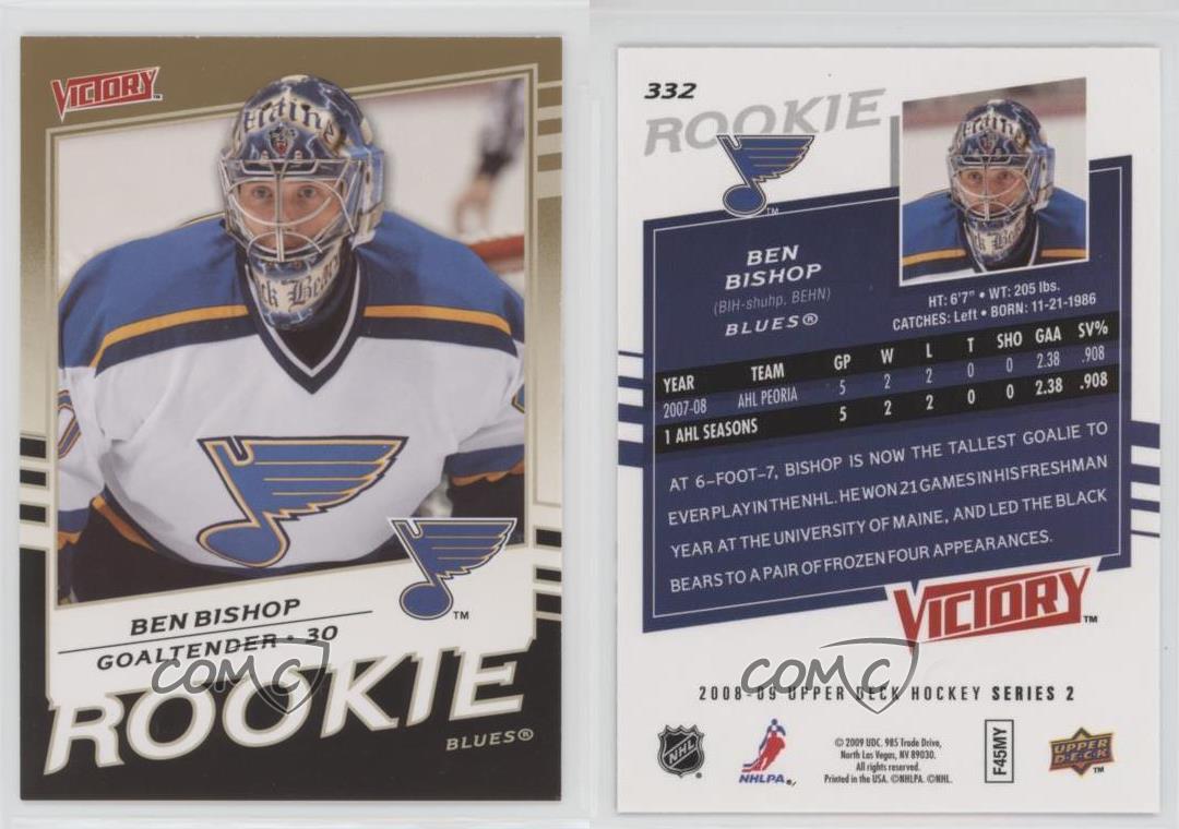 ben bishop black jersey