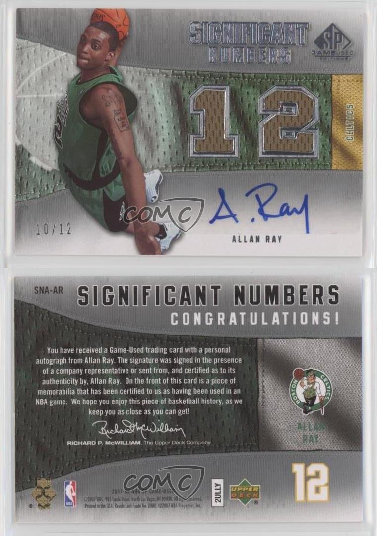 2007-08 UD SP Game Used Significant Numbers Autographs #SNA-KB