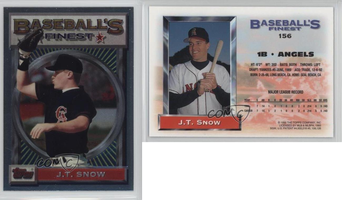 jt snow star99 rookie card jt snow star99 rookie card