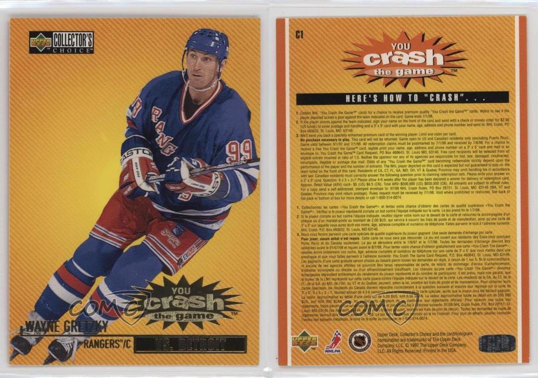 Lot Detail - 1997-98 Wayne Gretzky New York Rangers Game-Used