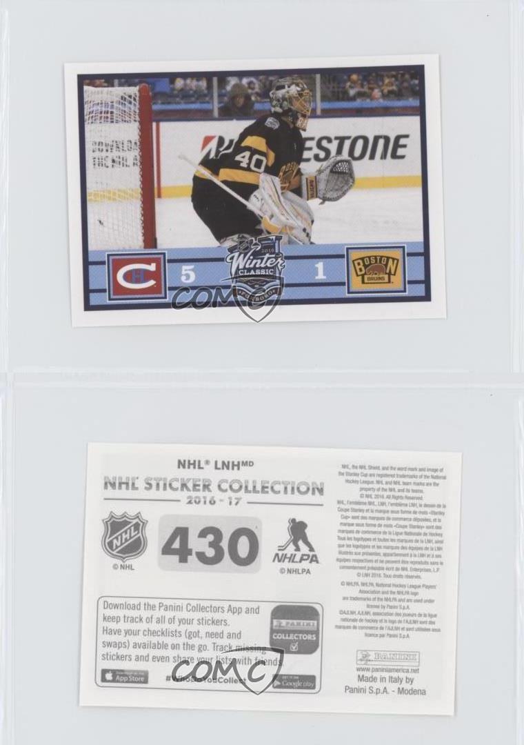 2016-17 Panini NHL Sticker Collection Album Stickers Winter Classic #430