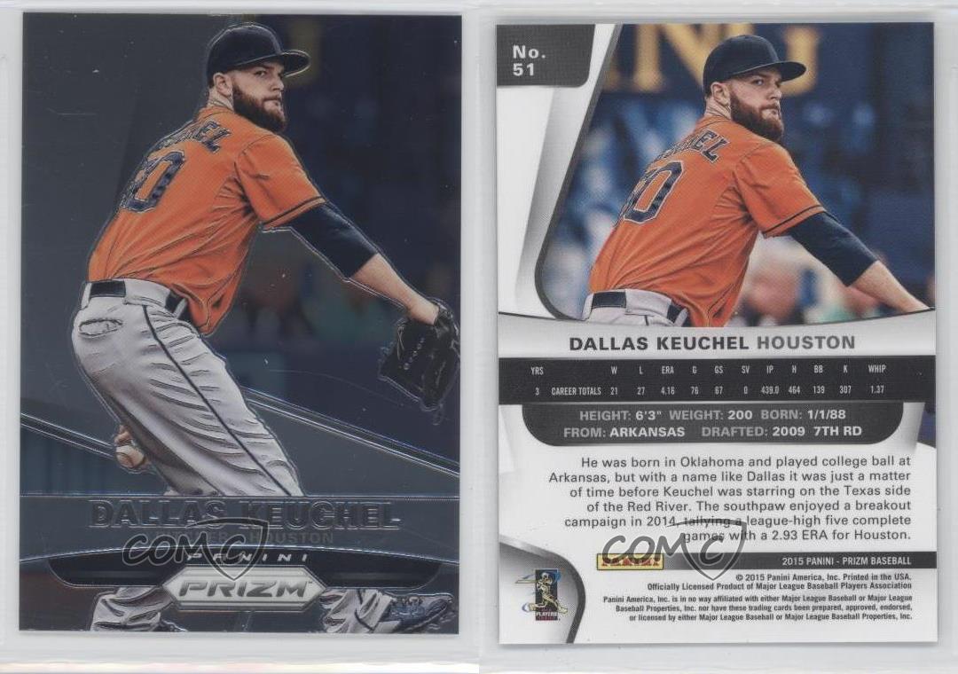 Details About 2015 Panini Prizm Dallas Keuchel 51