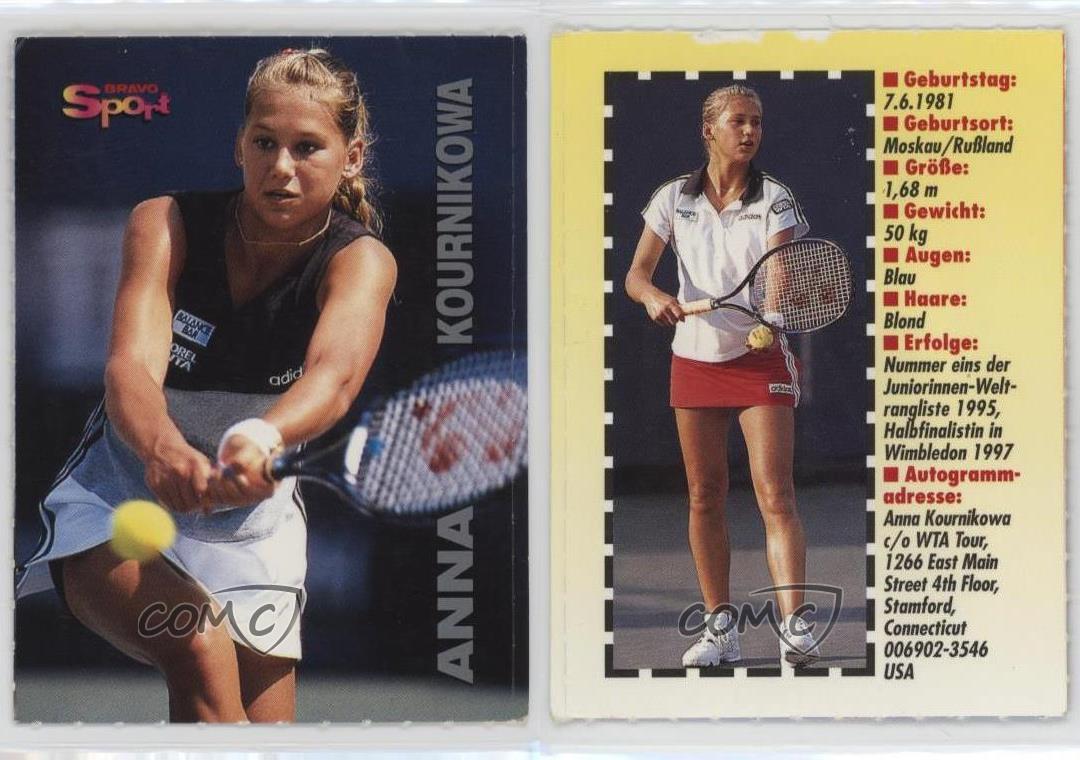 1995-99 Bravo Sports Sportkarten Anna Kournikova (Action)