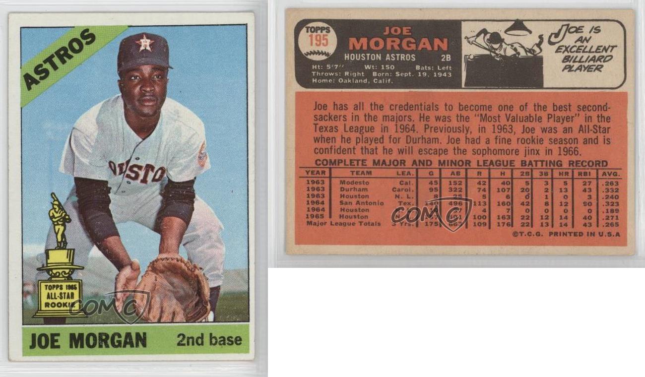 1966 Topps 195 Joe Houston Astros Baseball Card eBay