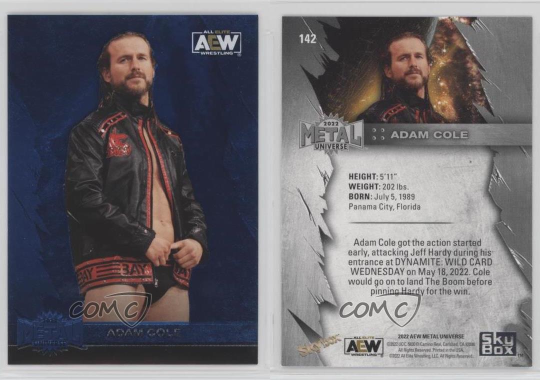 2022 Skybox Metal Universe AEW All Elite Wrestling High Series Adam Cole #142