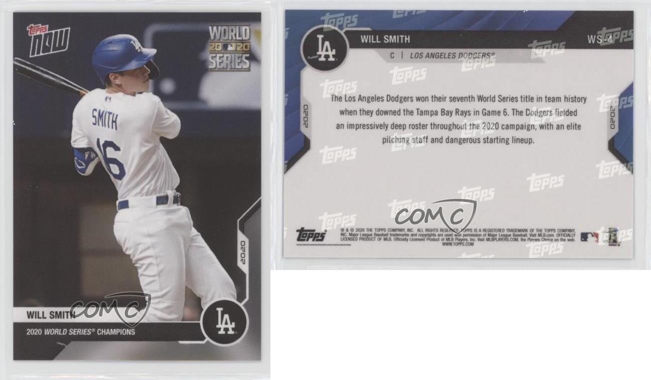 2020 Topps Now Los Angeles Dodgers World Series Champions Checklist