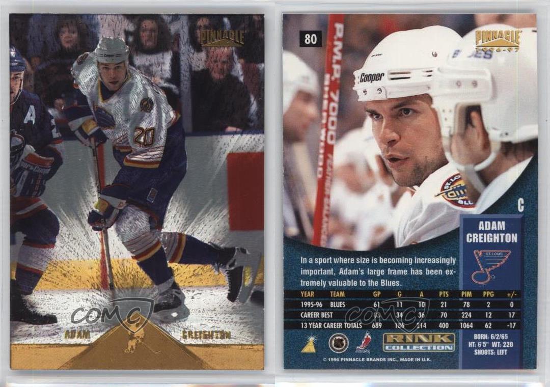 1996-97 Pinnacle Rink Collection Adam Creighton #80