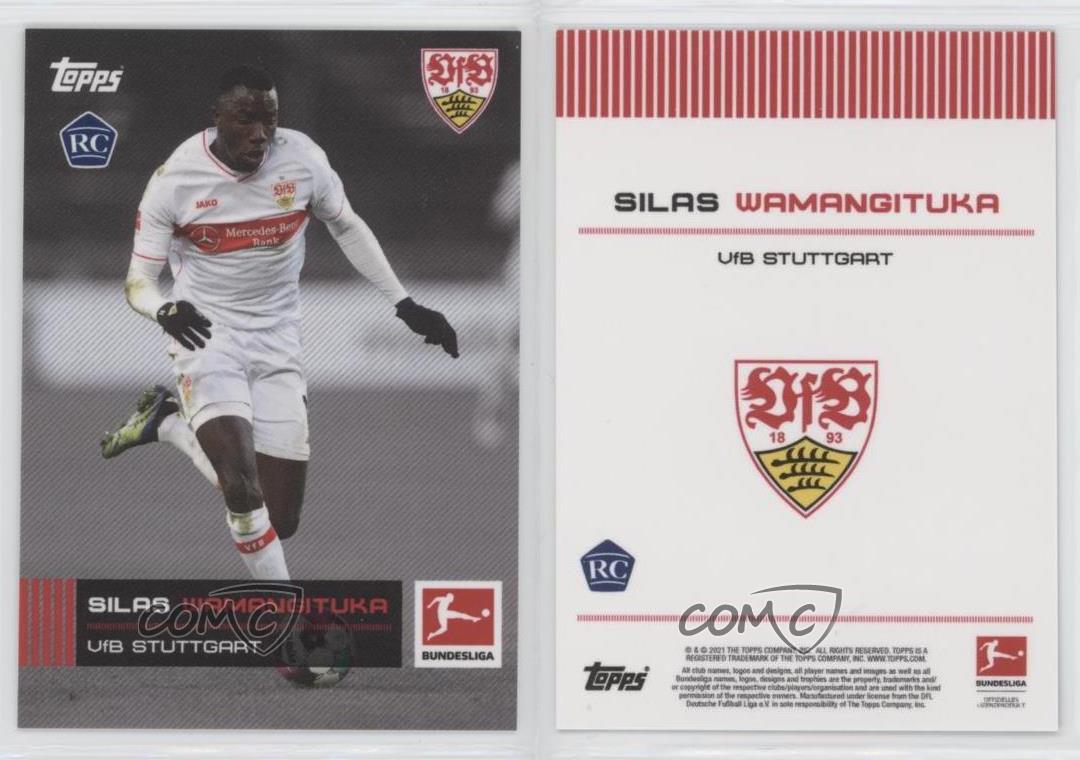 Sticker 341 Silas Wamangituka TOPPS Bundesliga 2020/2021 