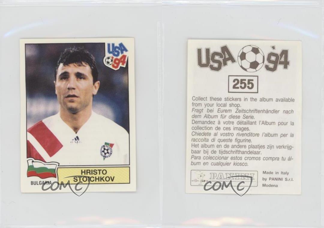 World of Sports Cards on X: 52 - Bulgarian legend Hristo Stoichkov. Here's  his sticker from the USA World Cup back in 1994. #Panini #gotgotneed  #Bulgaria  / X