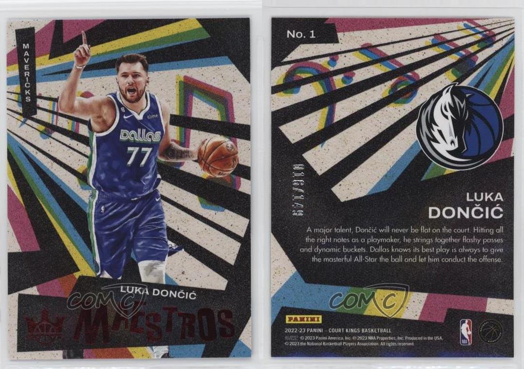 2022-23 Panini Court Kings Maestros Ruby /149 Luka Doncic #1 | eBay