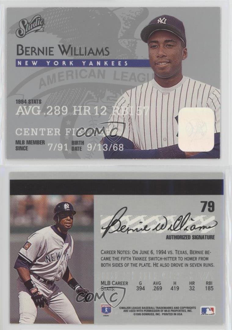 1995 Studio #79 - Bernie Williams