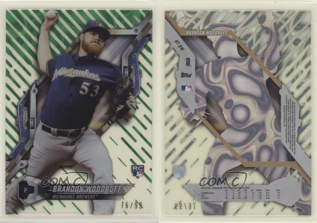 2018 Topps High Tek /99 Brandon Woodruff #HT-BW Rookie RC