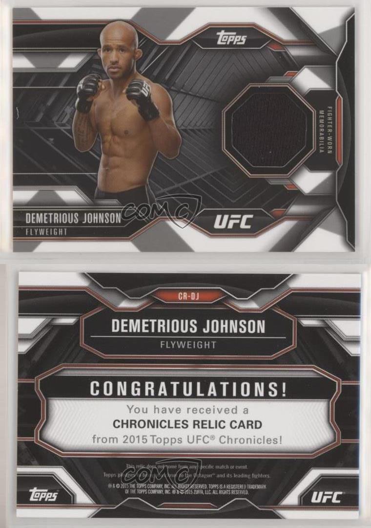 2015 Topps UFC Chronicles #116 Demetrious Johnson 