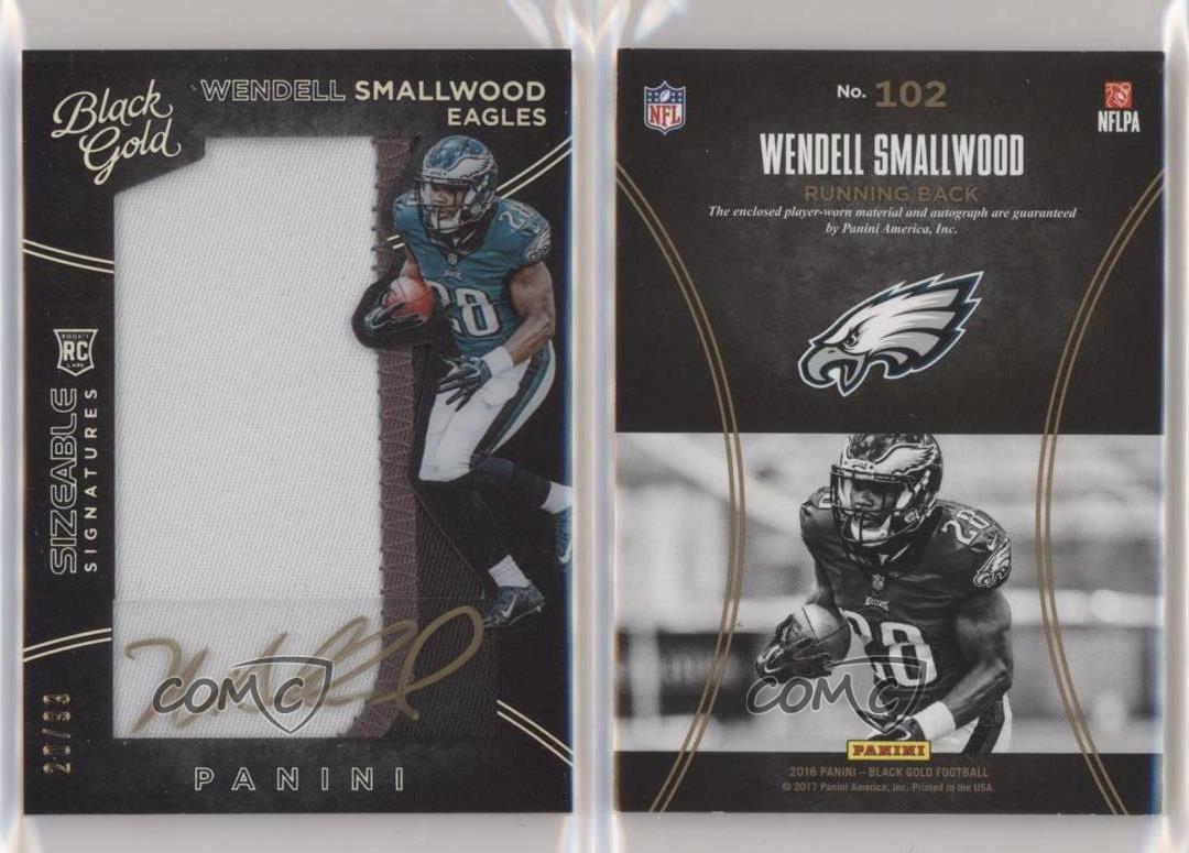 WENDELL SMALLWOOD 2016 Panini Black Friday Rookie RC #209/699