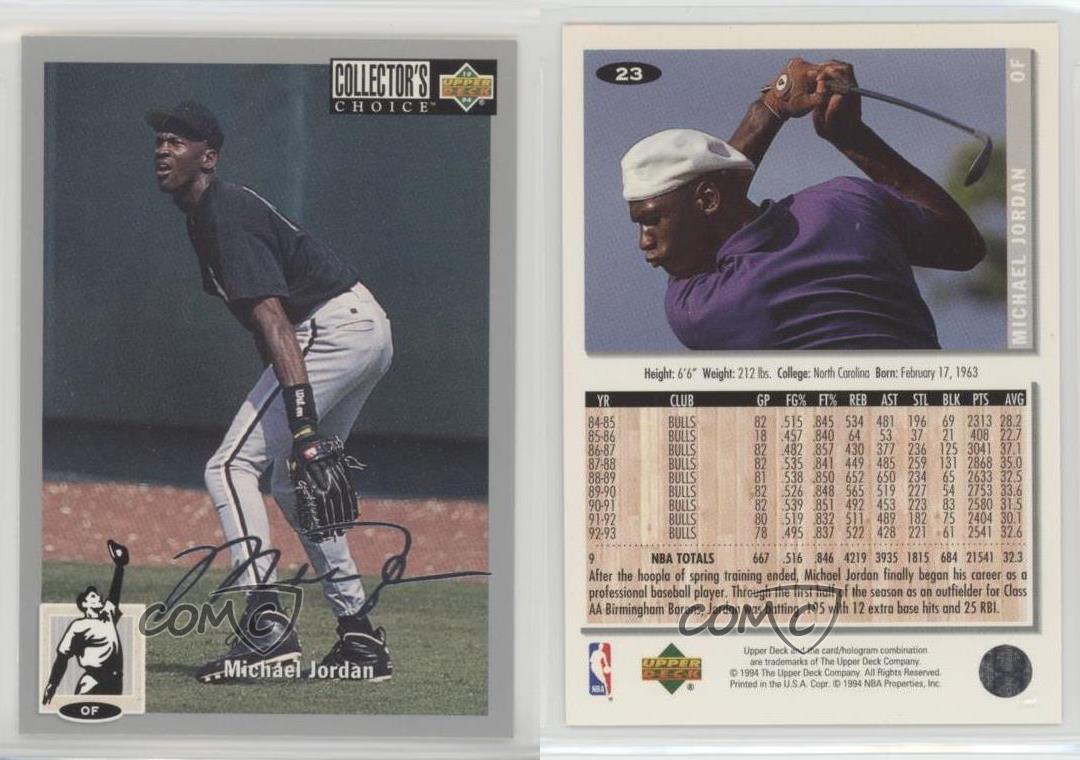 1994-95 Upper Deck Collector's Choice Silver Signature #23 Michael
