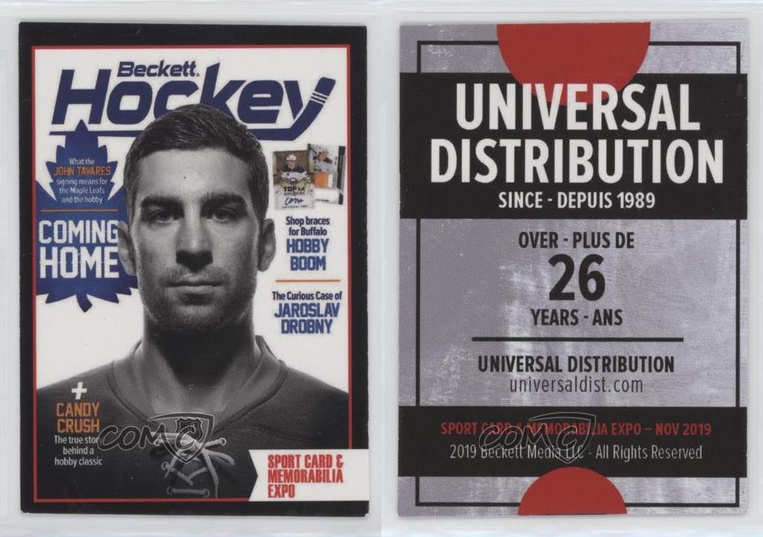 2019 Beckett Covers Sport Card & Memorabilia Expo John Tavares