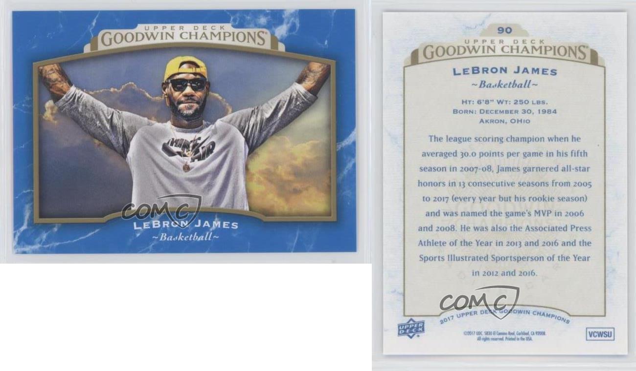 2017 Upper Deck Goodwin Champions Royal Blue #40 LEBRON JAMES