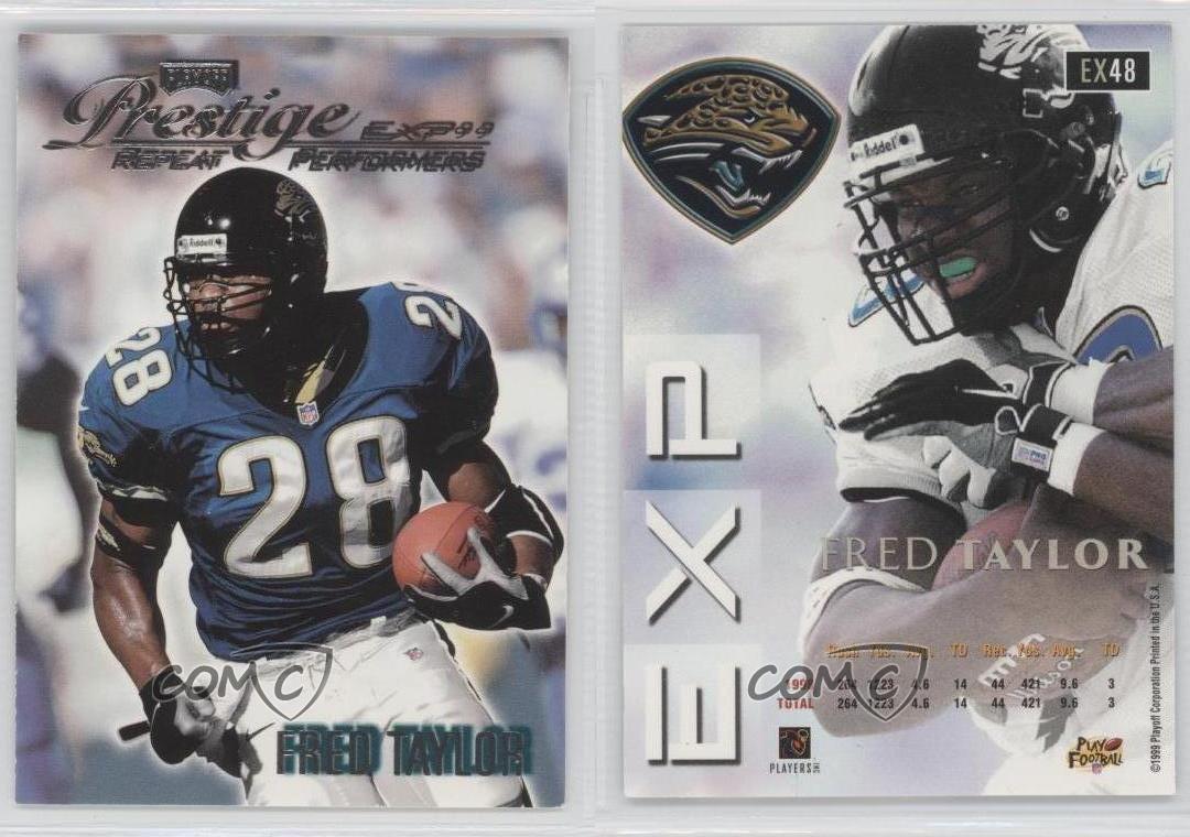 1999 meilleur Playoff Prestige EXP Repeat Performers Fred Taylor #EX48
