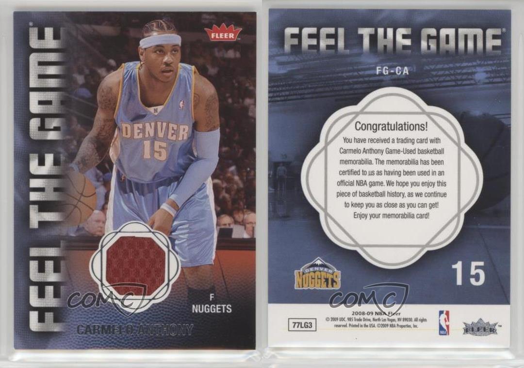 carmelo anthony memorabilia