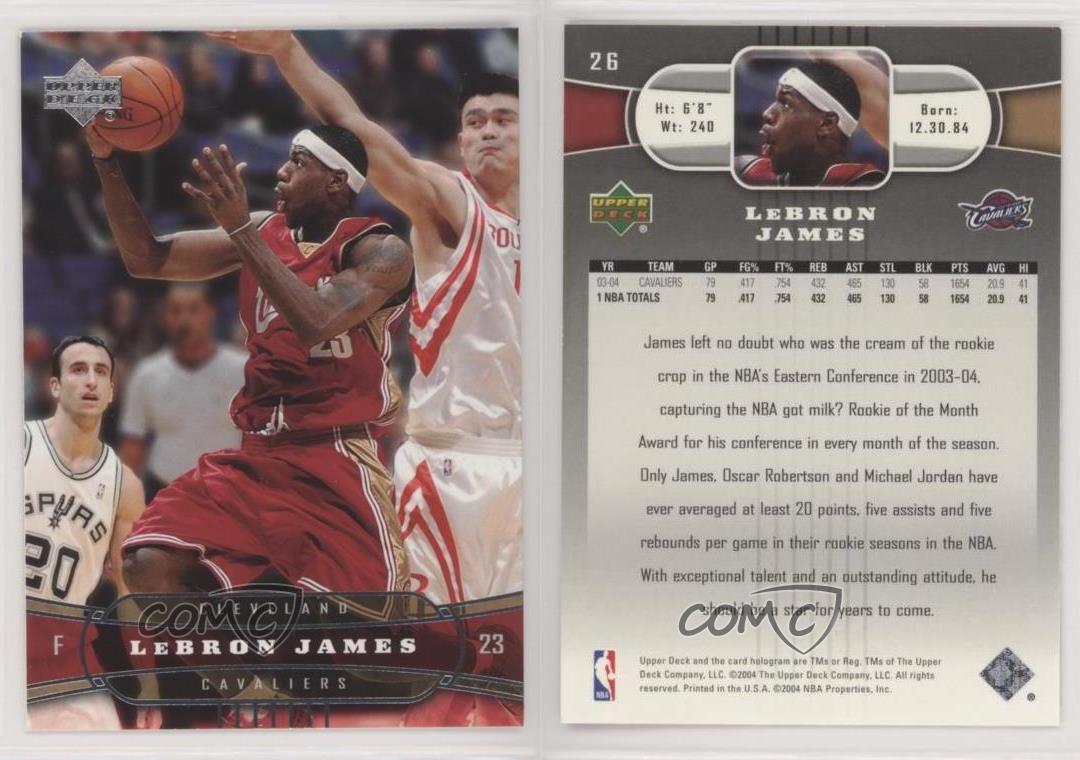 2003-04 Upper Deck Exquisite Rookie Patch LeBron James Tops $270,000