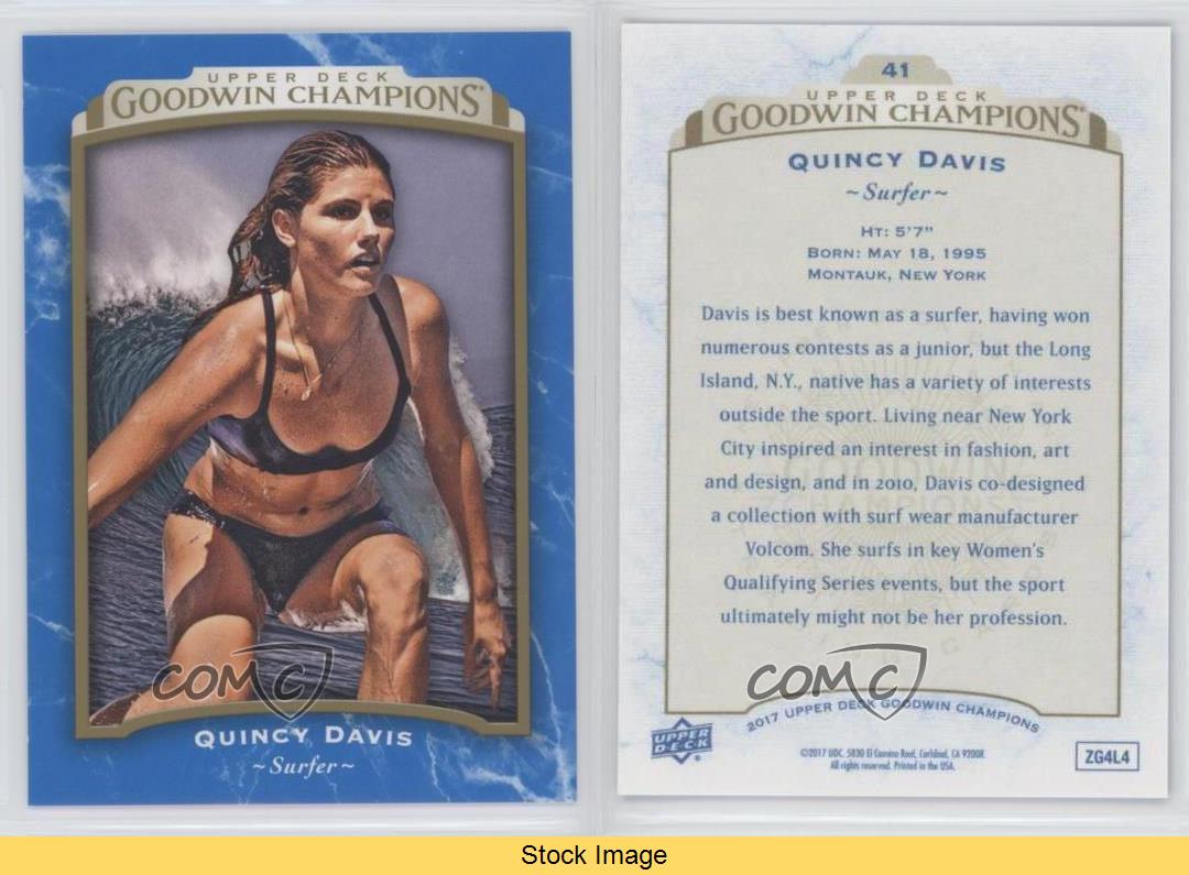 2017 Upper Deck Goodwin Champions Royal Blue #41 Quincy Davis